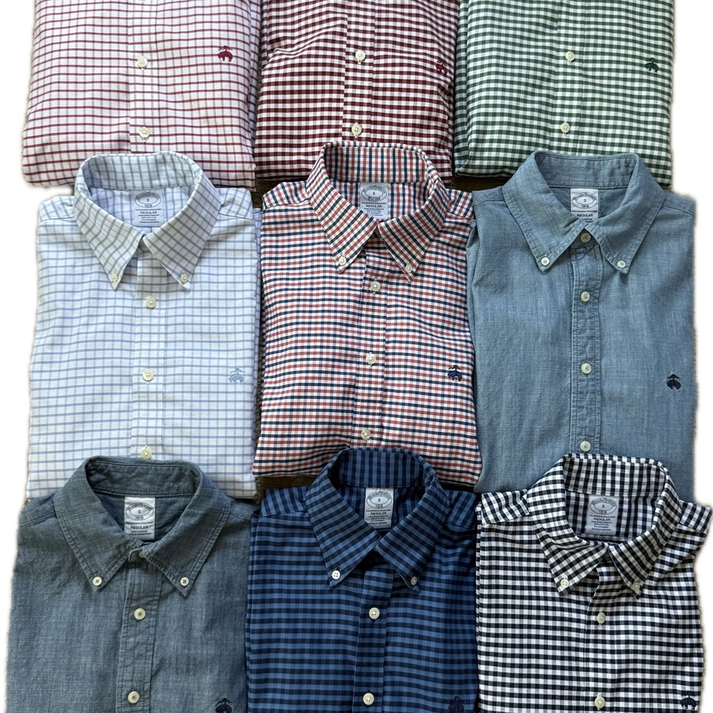 ⚡️FLASH SALE⚡️NWOT Brooks Brothers Regent Fit Button Down Shirts - Set of Nine!